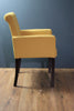 Mustard Yellow Fabric Chair: Diana