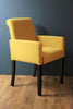 Mustard Yellow Fabric Chair: Diana