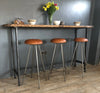 Amelia Stool - Industrial fixed legs bar stool