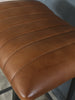 Genuine Leather High Back Bar Stool: Cassia